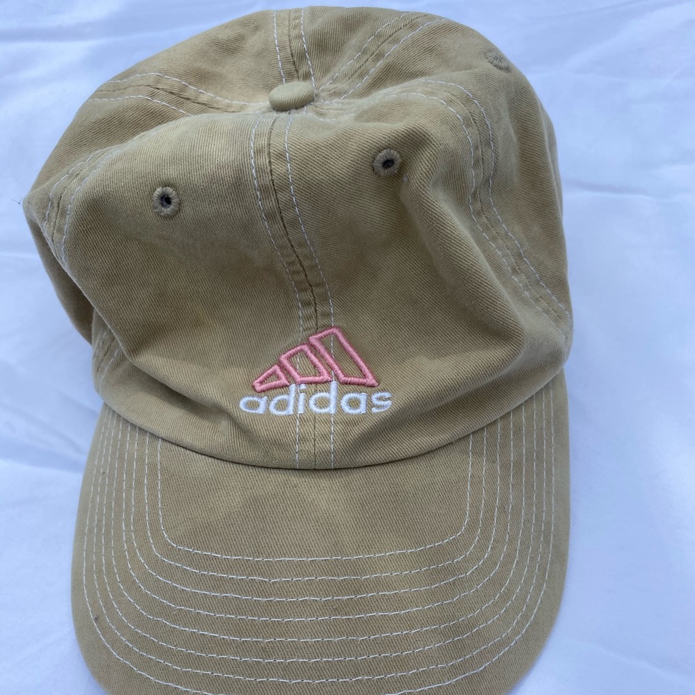 tan addidas hat